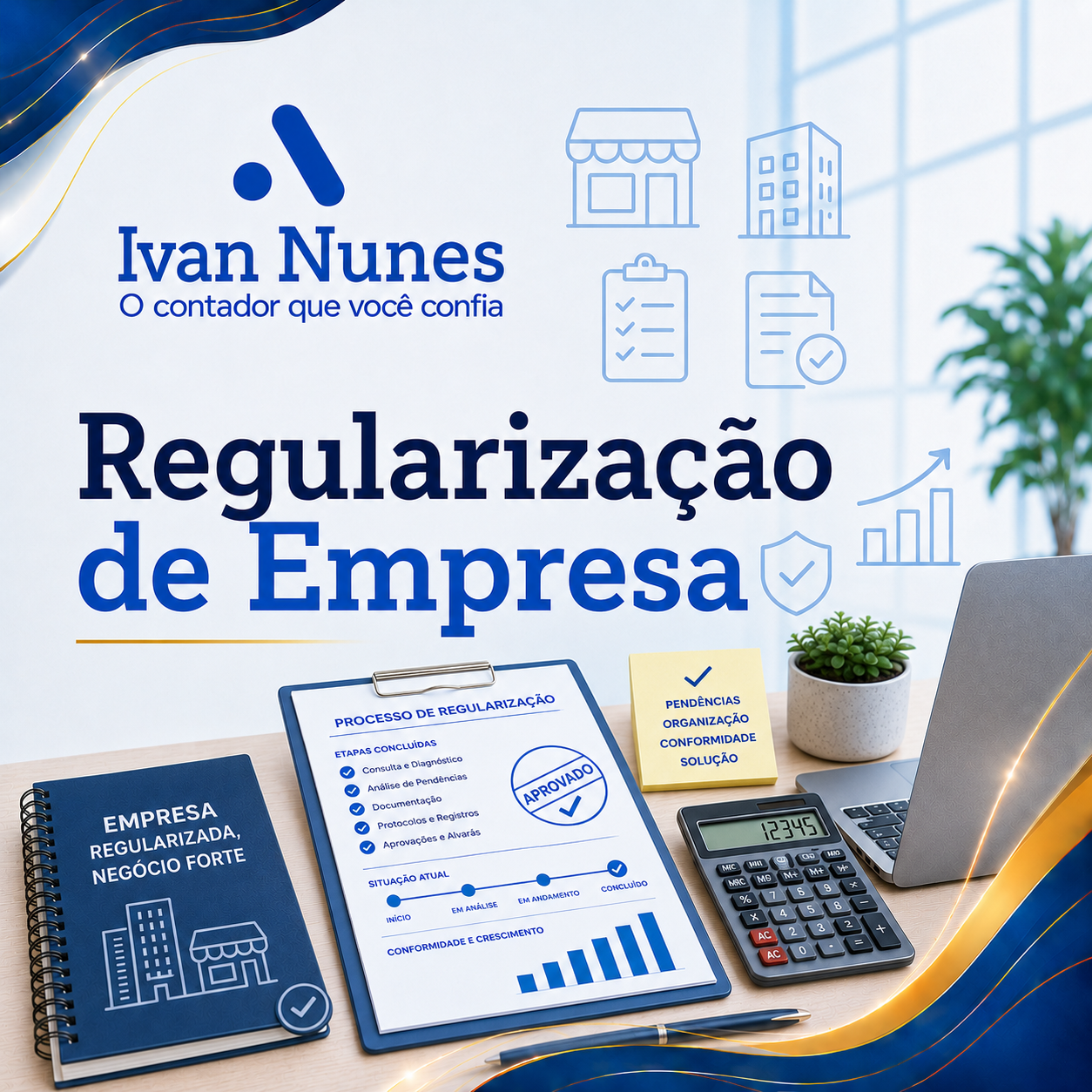 Arte do serviço Regularização de Empresas